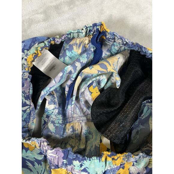 Patagonia Short Shorts XS Baggies Floral Colorful Beach Ocean Fish Print Unlined - Picture 7 of 12